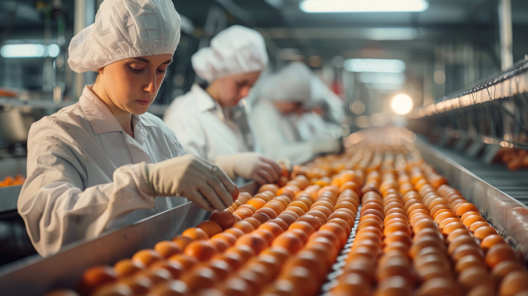 Moscas na indústria alimentícia: mulheres na indústria alimentícia.