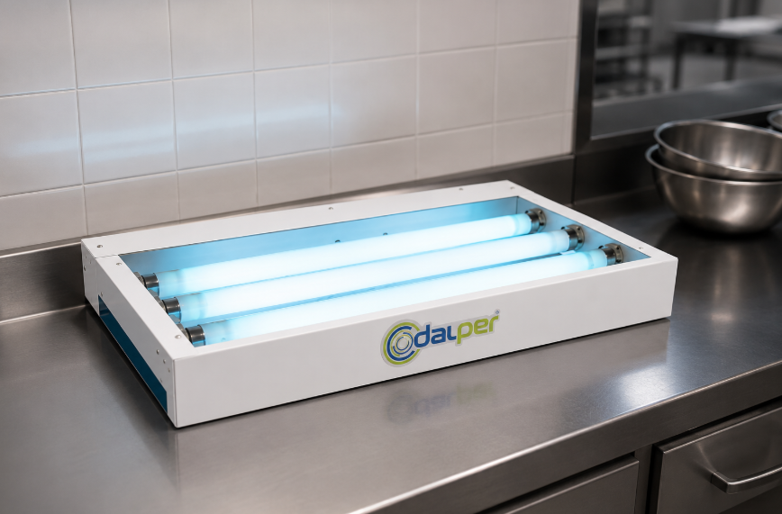 Controle de moscas em frigoríficos: armadilha luminosa para moscas da dalper.
